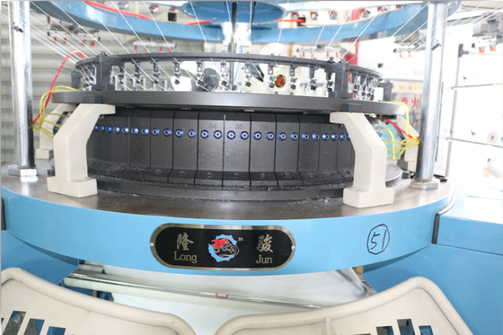 容易なRPM30単一のジャージの円の編む機械は別の密度の生地を調節します