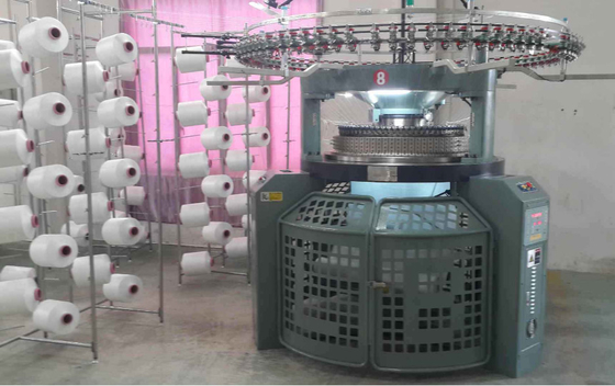 ヤーンの供給システムが付いている自動珊瑚の羊毛の円の編む機械